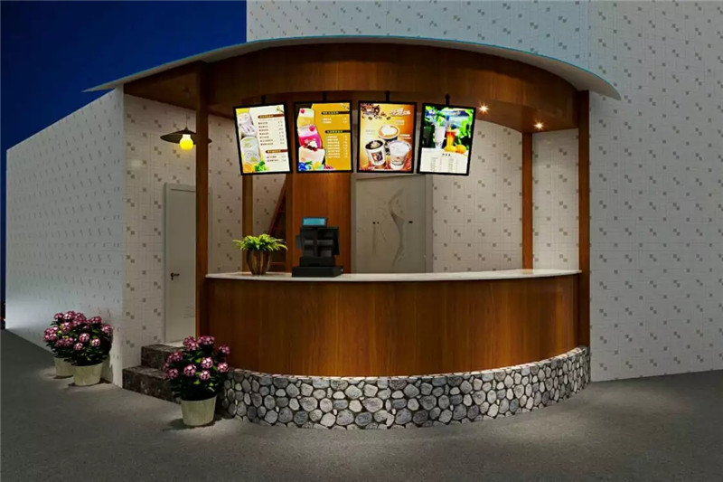 宝安西乡流塘餐一脚茶餐厅设计装修案例图4