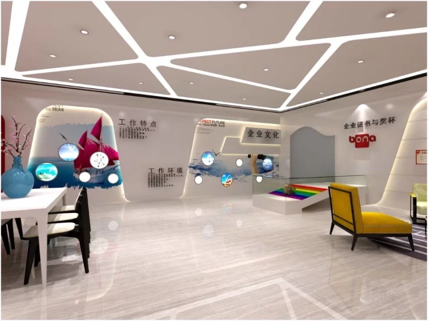 宝安沙井宝乐机器人展厅设计装修案例图9